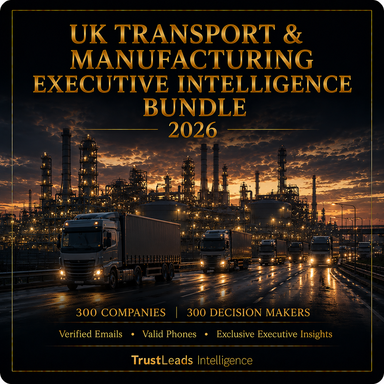 UK Transport & Manufacturing Executive Intelligence Bundle 2026