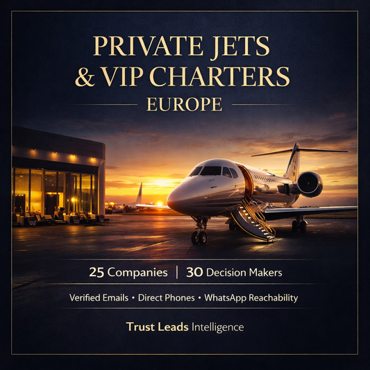 TOP 25 Private Jets & VIP Charters Europe