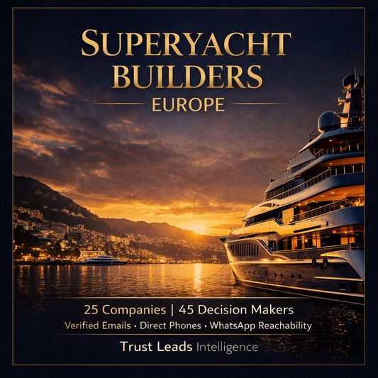 TOP 25 Superyacht Builders Europe