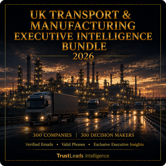 UK Transport & Manufacturing Executive Intelligence Bundle 2026