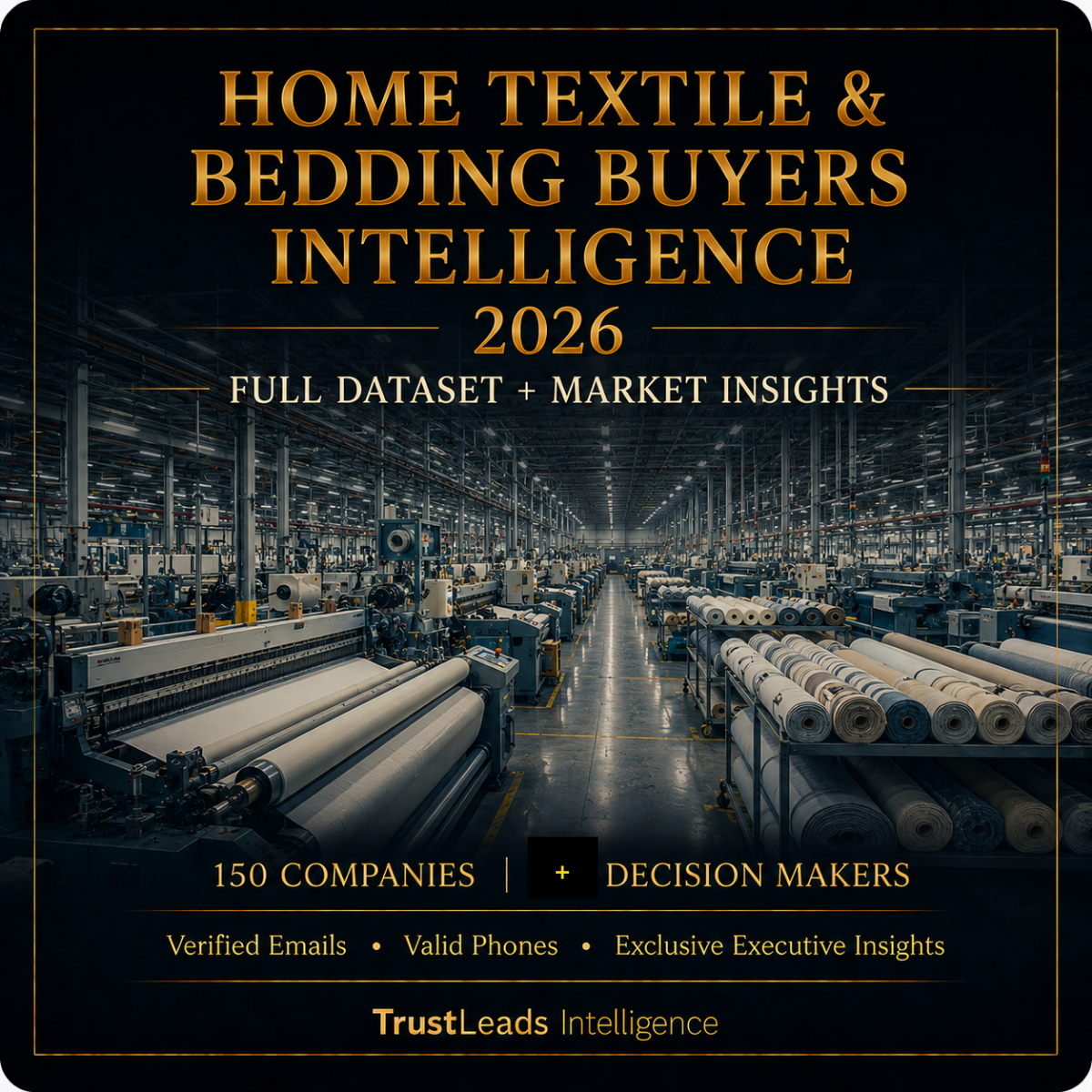 Home Textile & Bedding Buyers Intelligence 2026